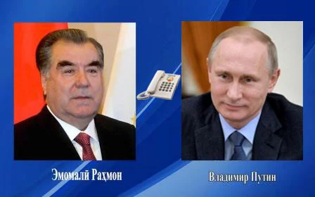 Суҳбати телефонӣ бо Президенти Федератсияи Русия Владимир Путин